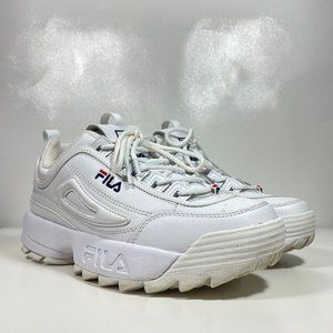 Fila Women Shoes Disruptors 2 Premium Sneakers White Sz 8